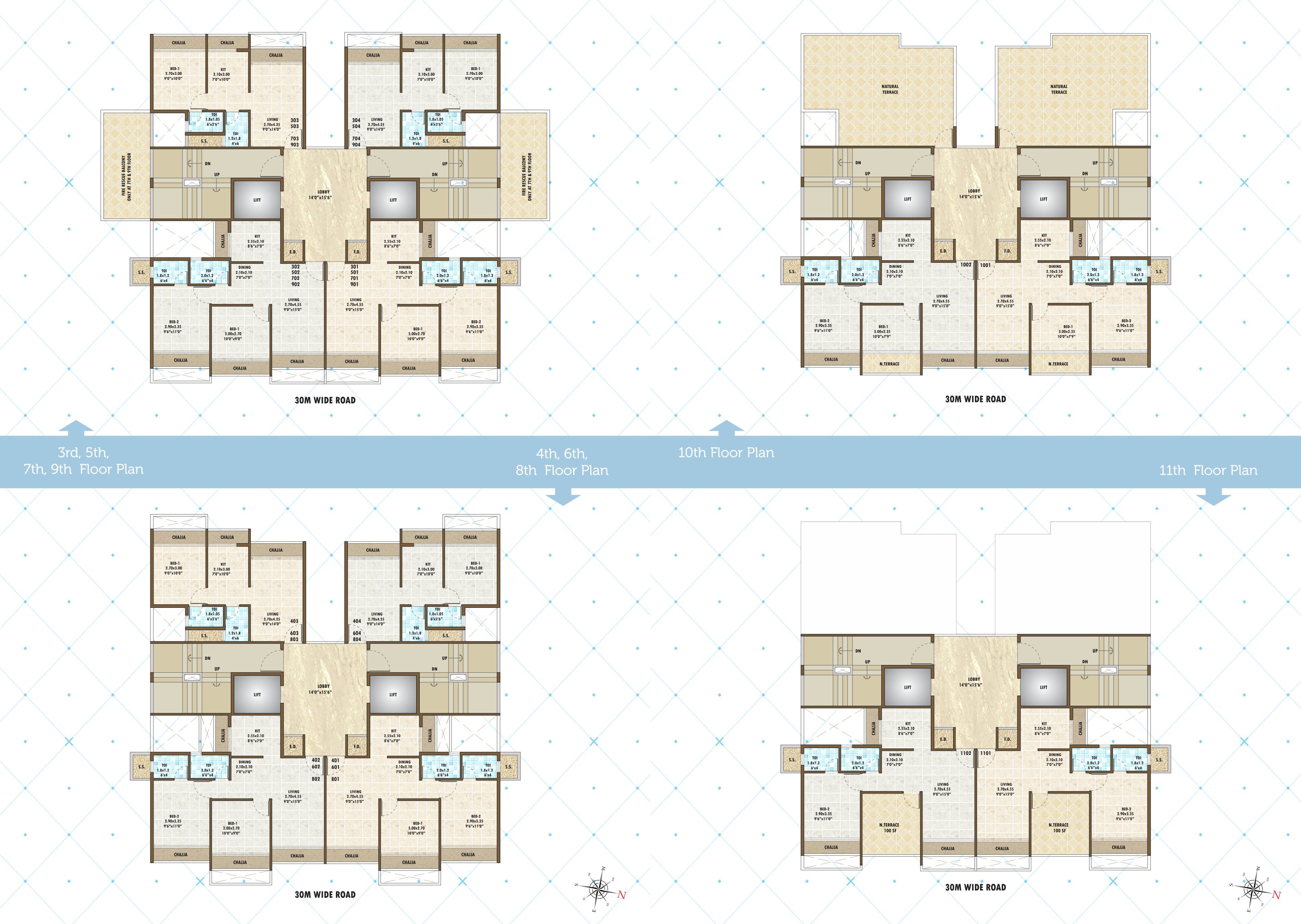 Moral Orchid Floor Plans