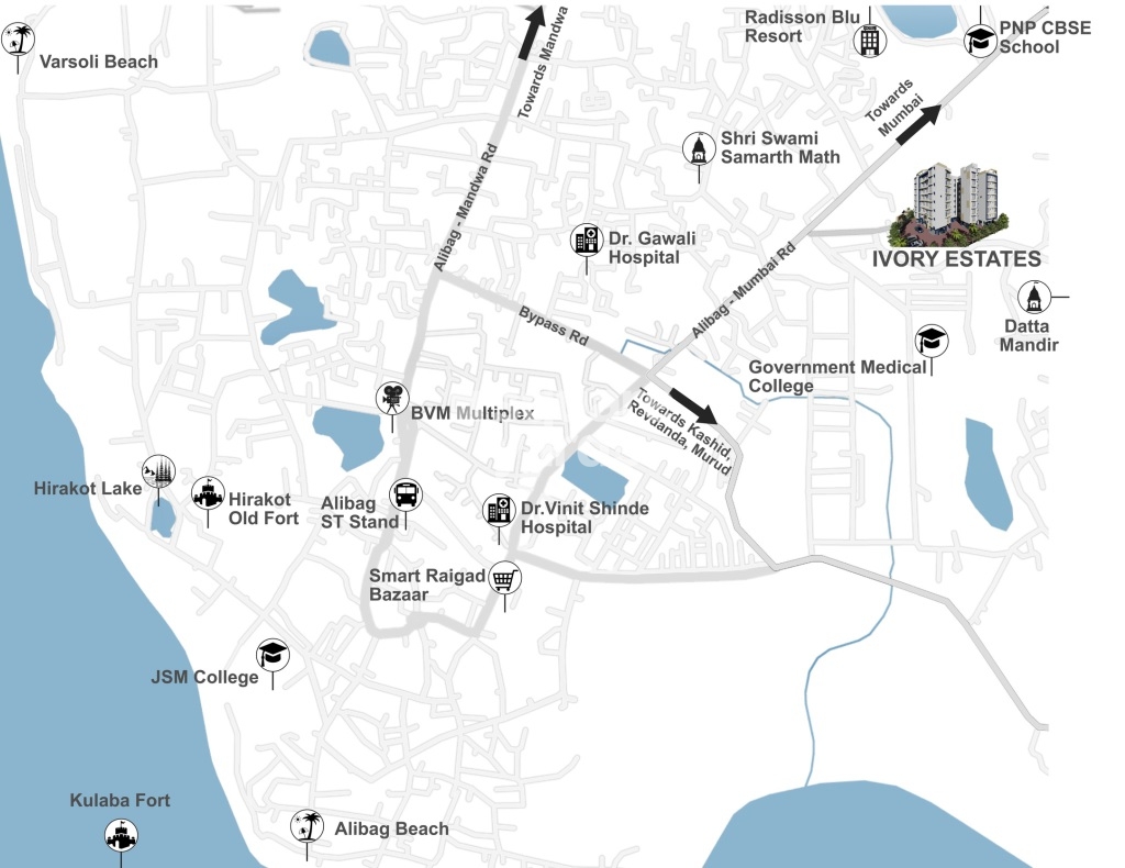 Navom Ivory Estates Location Image