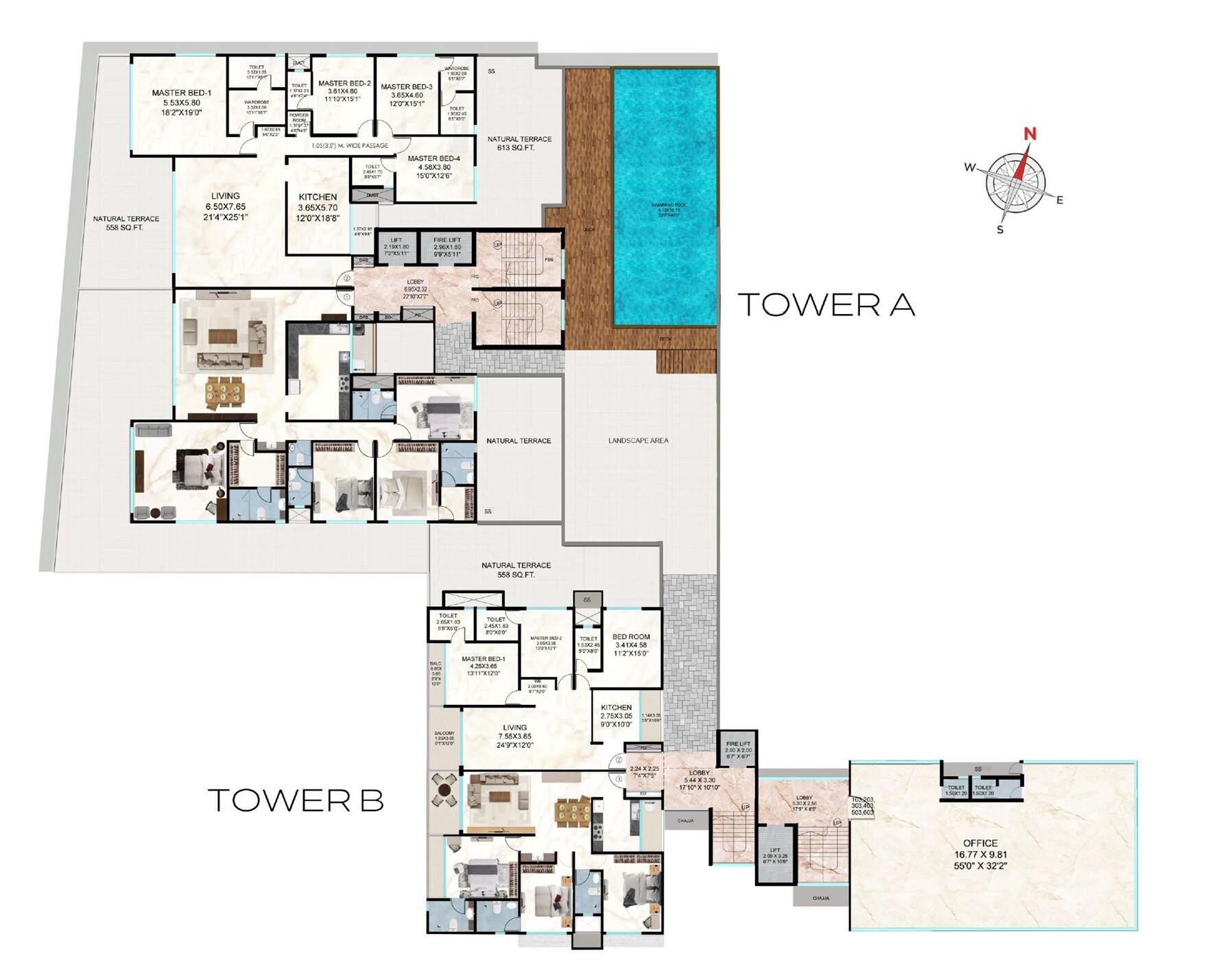 Neel Lake Serene Floor Plans