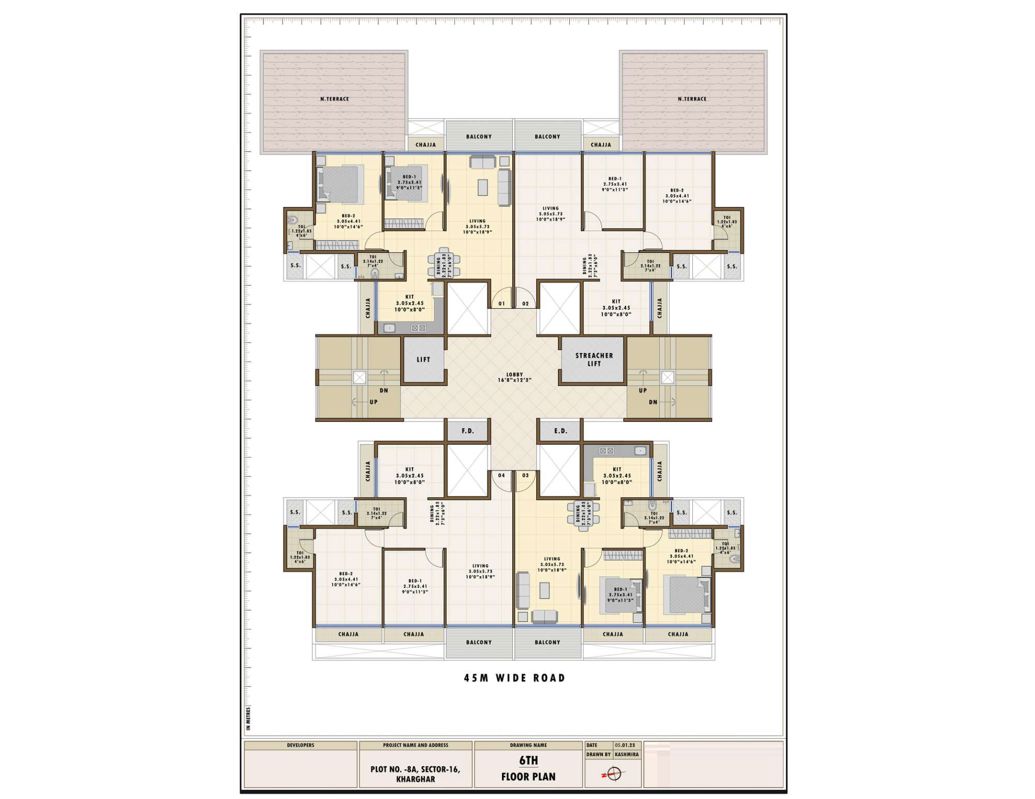 Neelkanth Avenue Floor Plans