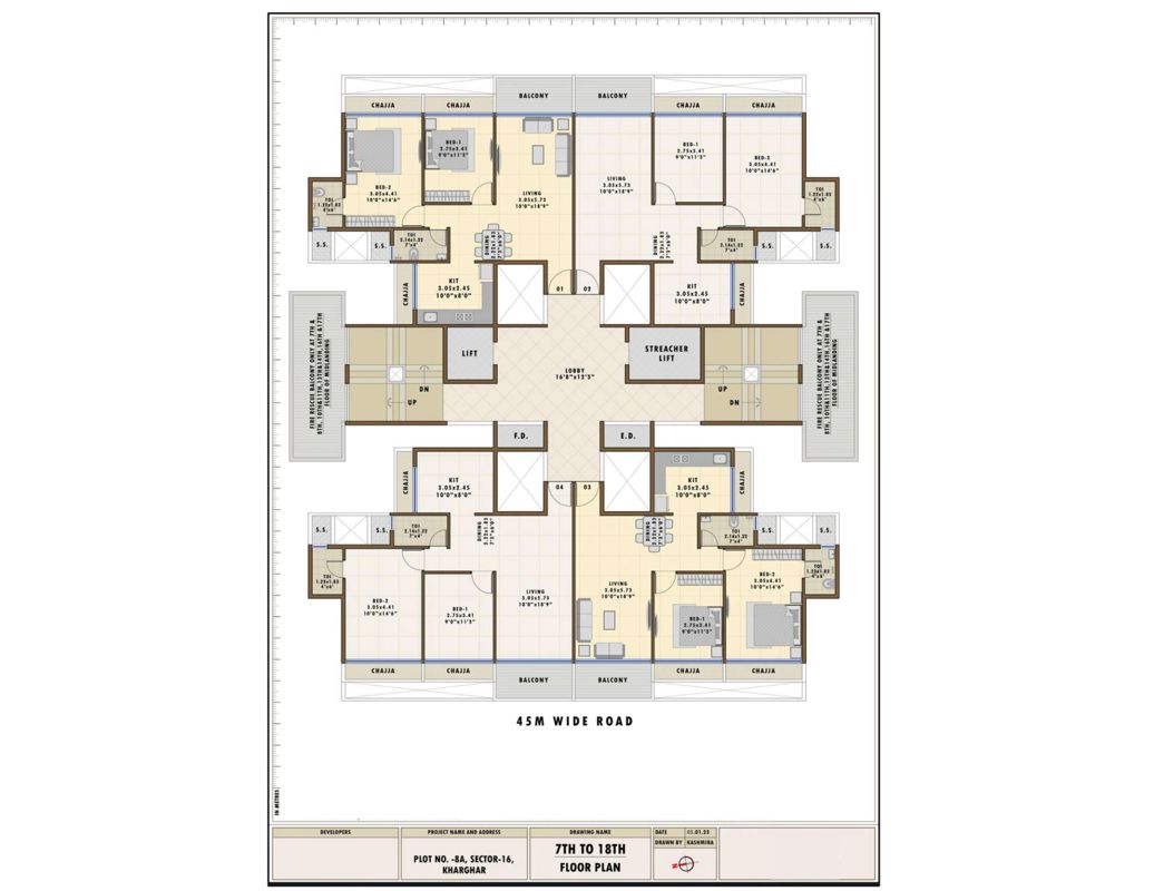 Neelkanth Avenue Floor Plans