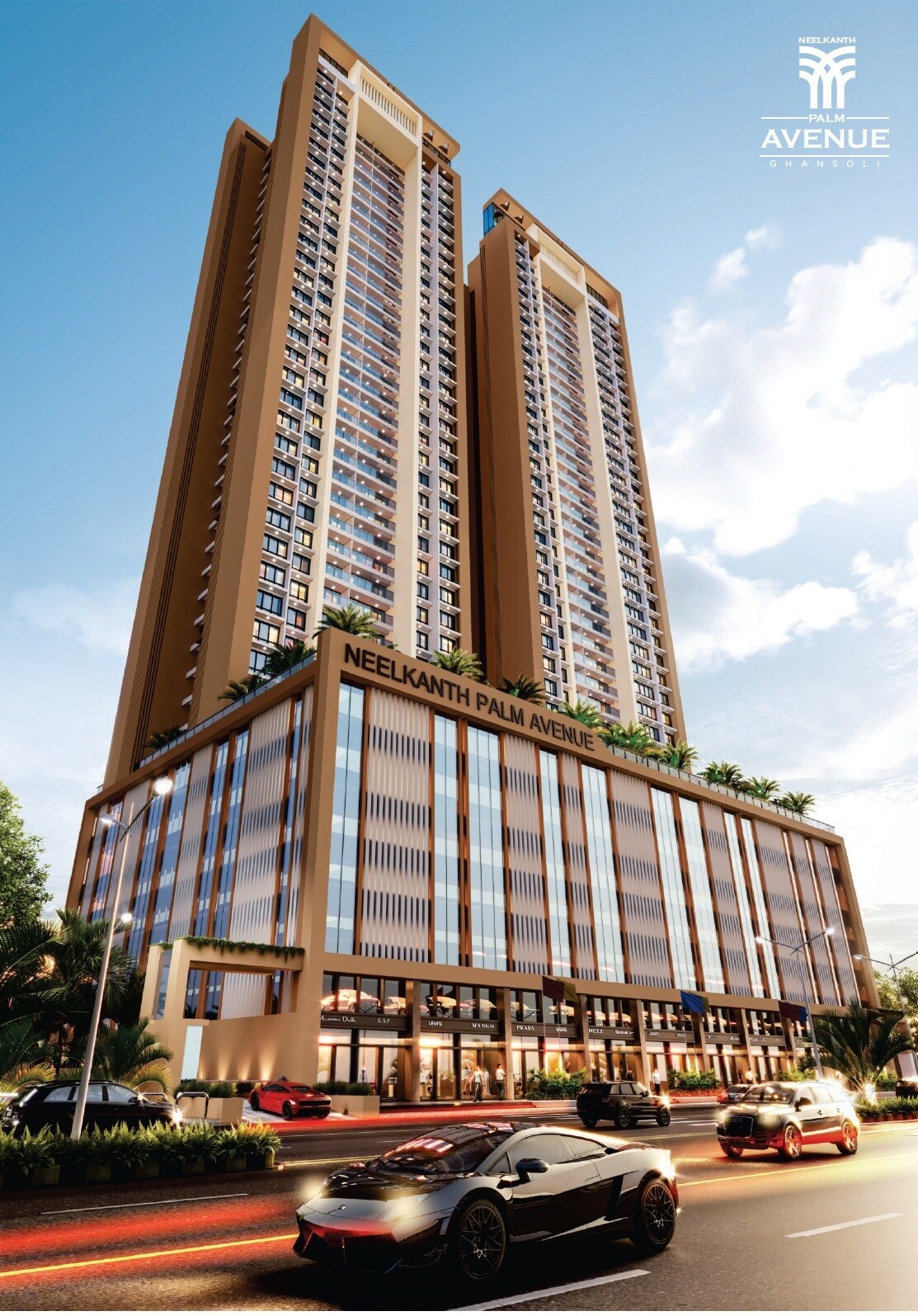 Neelkanth Palm Avenue Apartment Exteriors 2