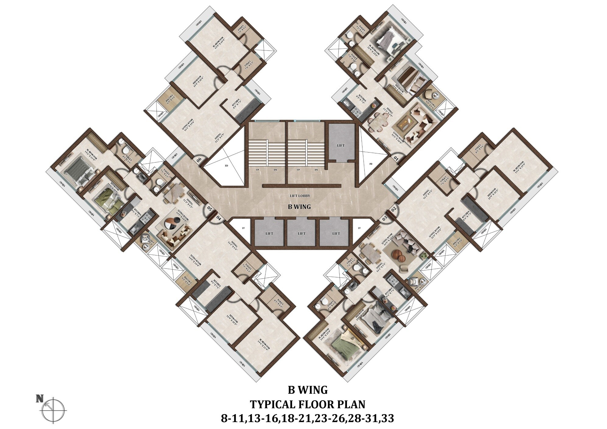 Neelkanth Palm President Floor Plans 2