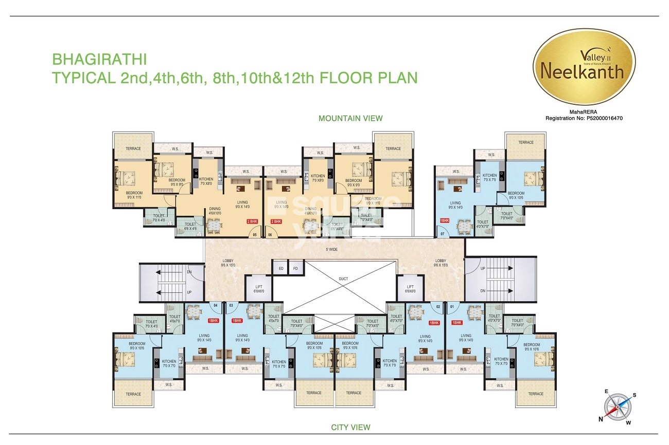 Neelkanth Valley II Floor Plans