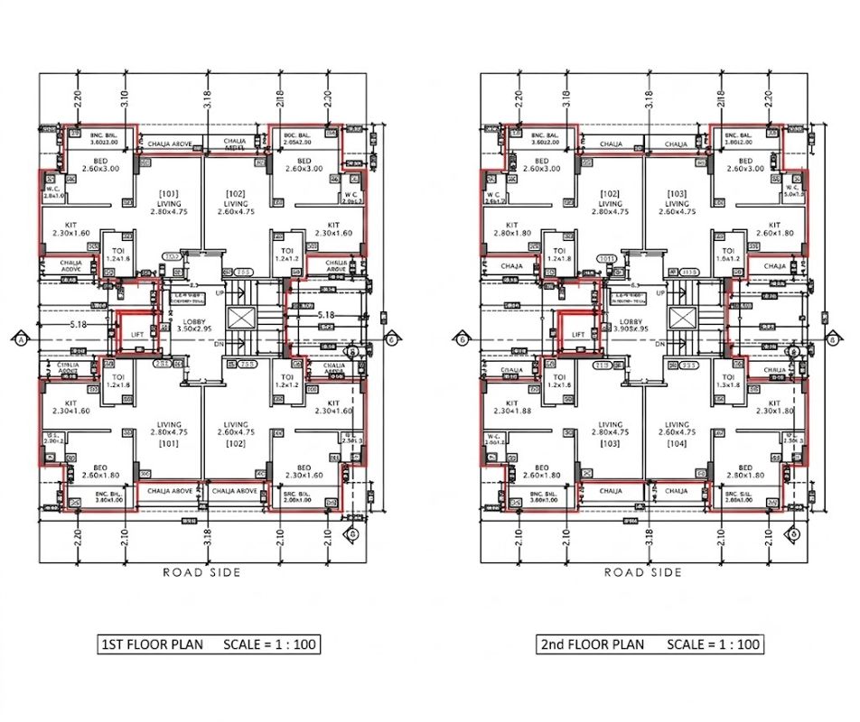 Neelkanth Vikas Residency Floor Plans