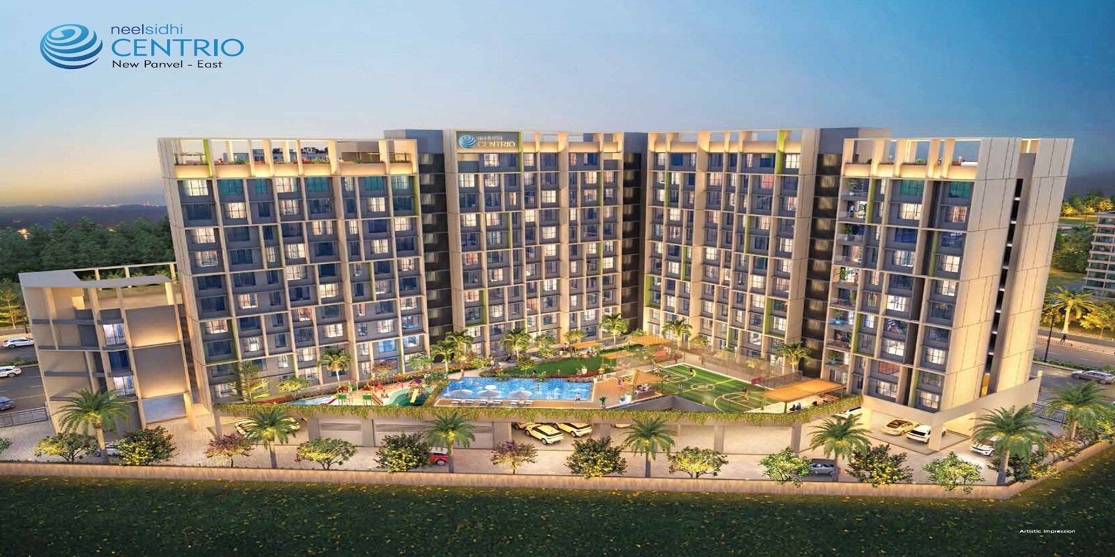 Neelsidhi Centrio residential project in New Panvel East