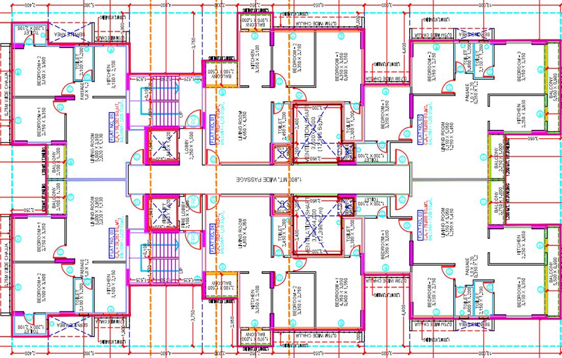 Nexinfra Parijat Heights CHS Floor Plans