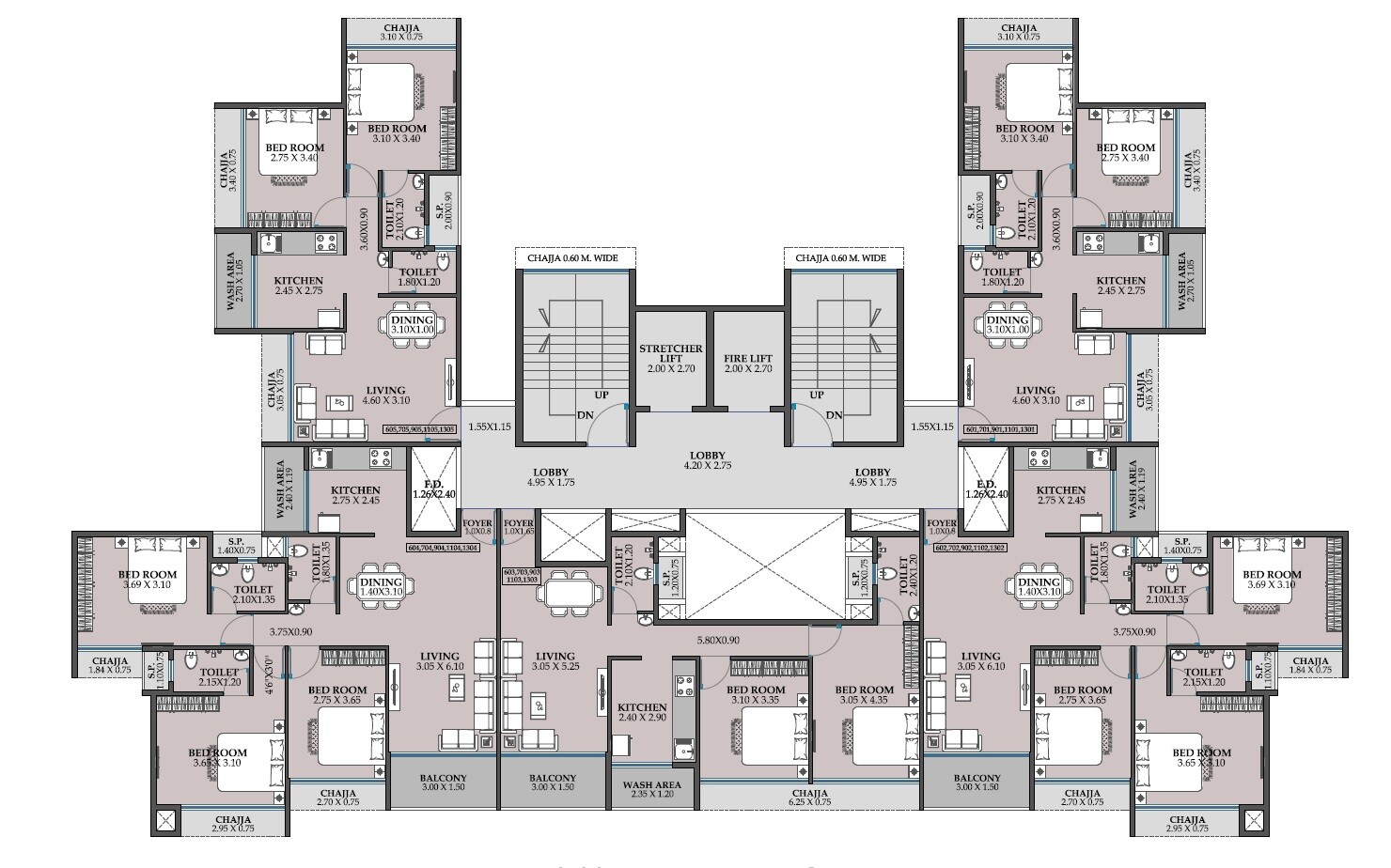 NMS One 27 Floor Plans 1