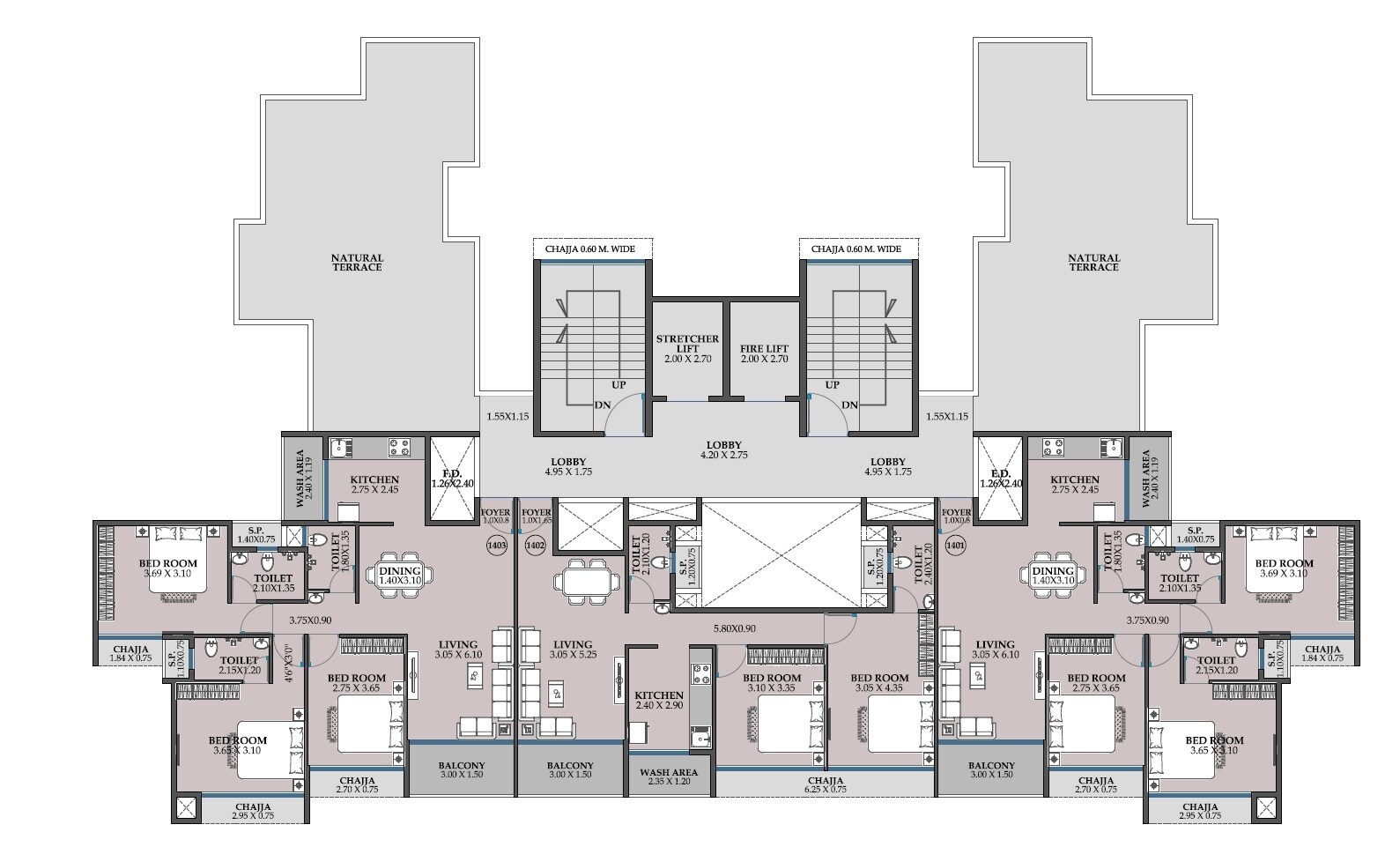 NMS One 27 Floor Plans 2