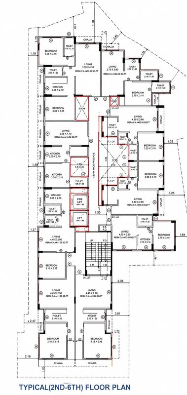 Olive Zamzam Heights Floor Plans