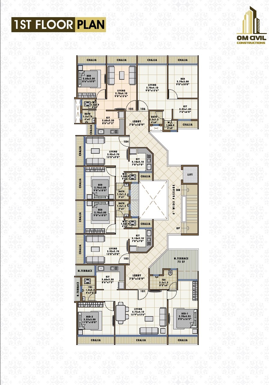 Om Jay Vitthal Complex Floor Plans 2