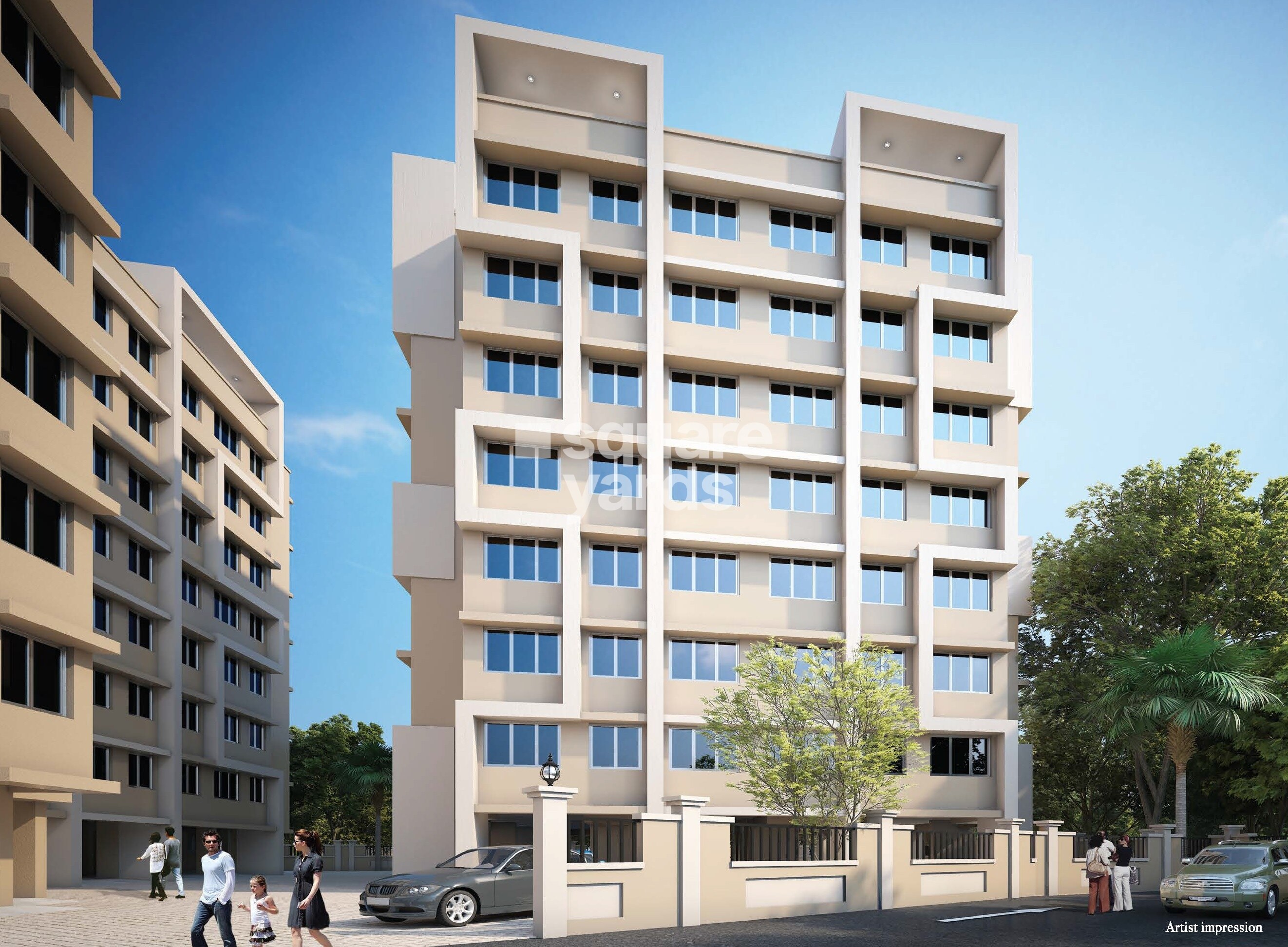 Om Sai Sarvamangala Residency Apartment Exteriors 3