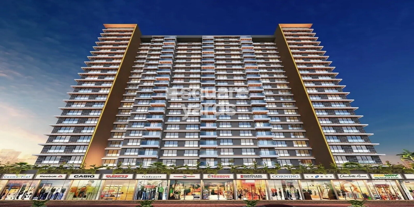 Palm Season Square residential project in Akurli