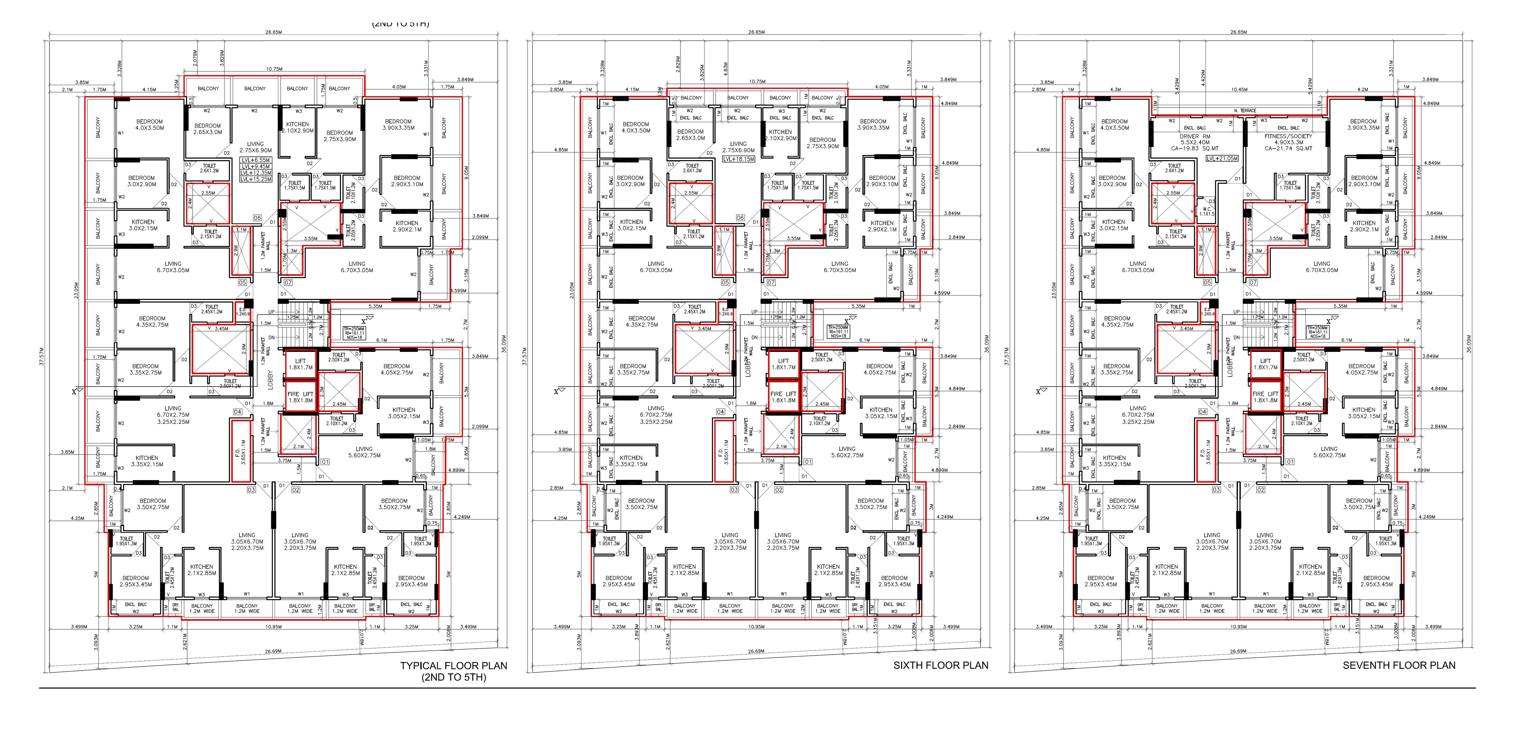 Pandurang Vaastu Floor Plans