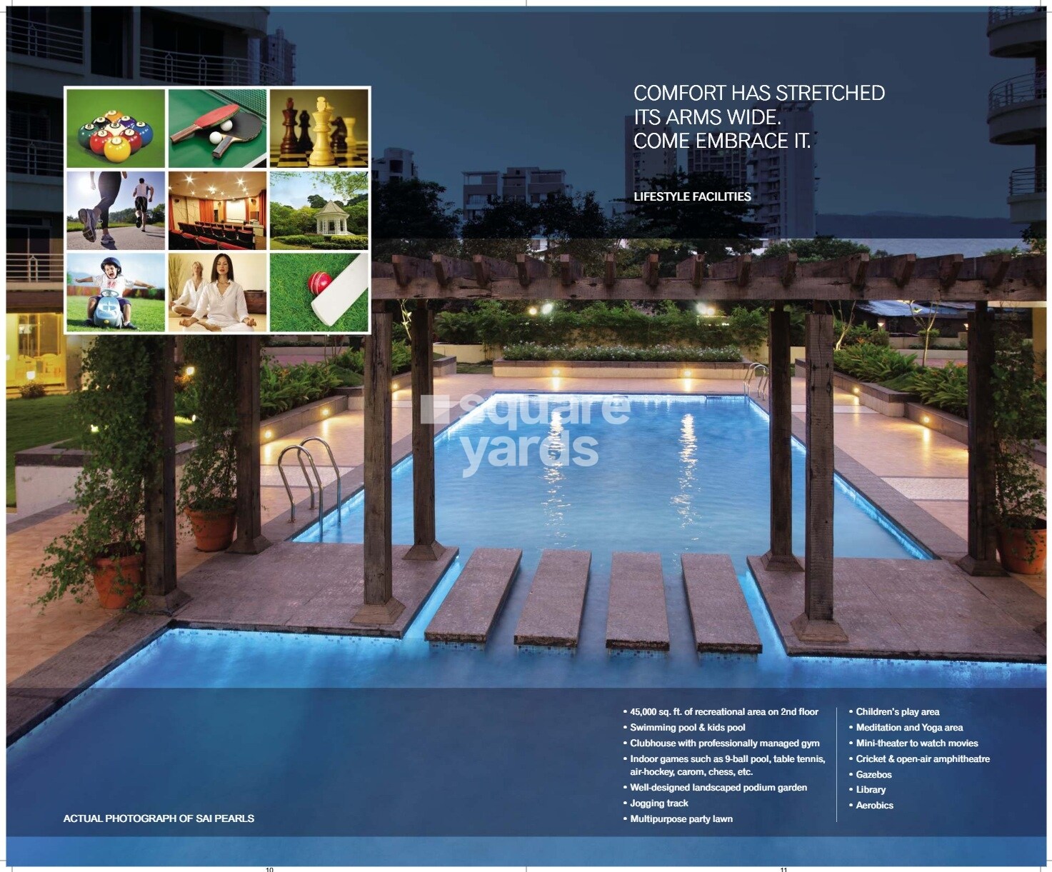 Paradise  Sai Crystals Amenities-Features