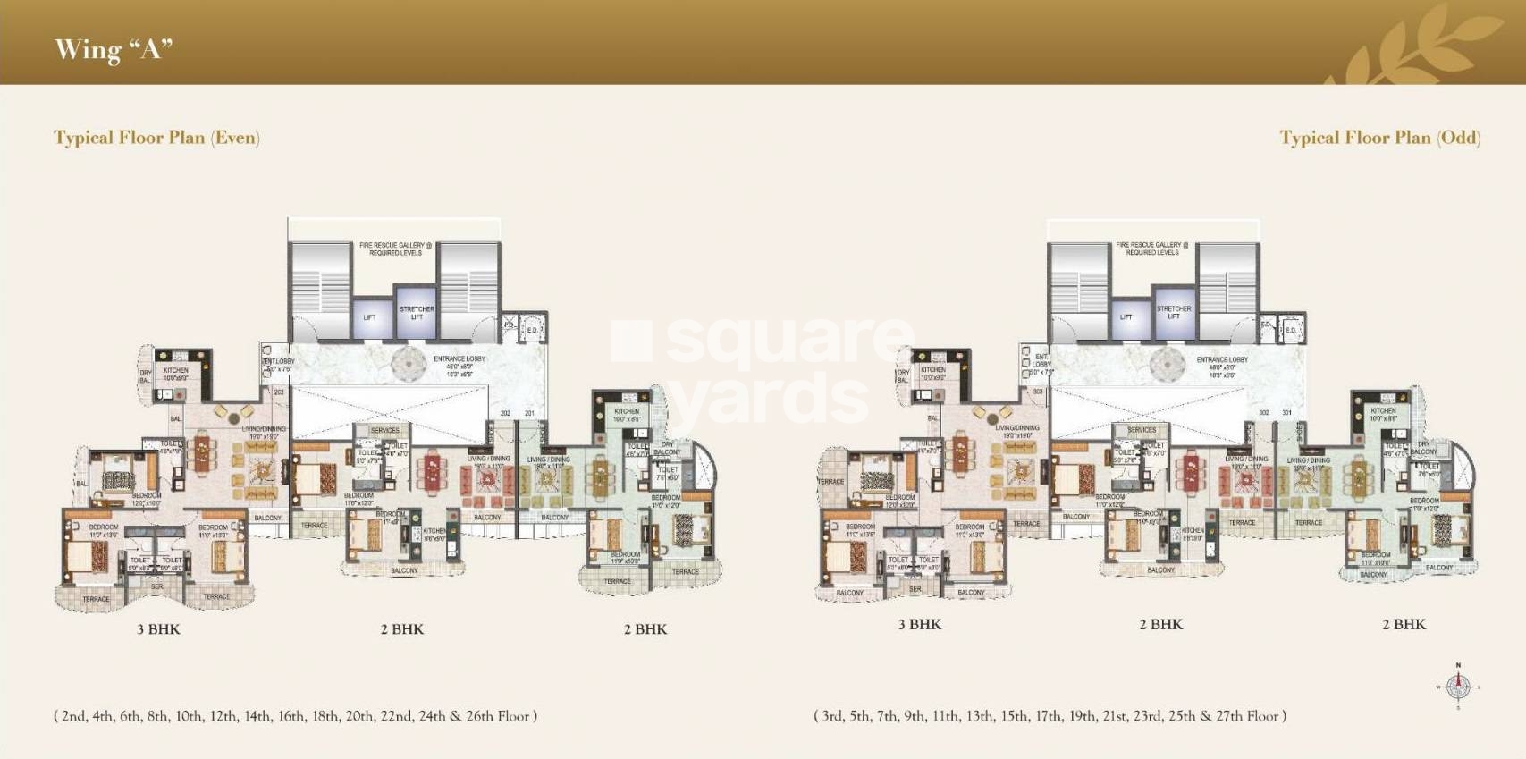 Paradise Sai Mannat Kharghar Floor Plans