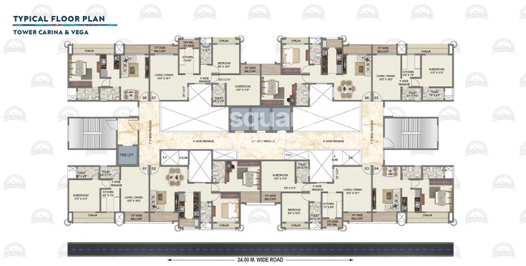 Paradise Sai Suncity Floor Plans 2