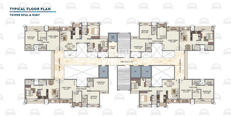Paradise Sai Suncity Floor Plans 4