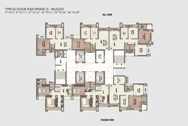 Paradise Sai World City Phase 2 Floor Plans