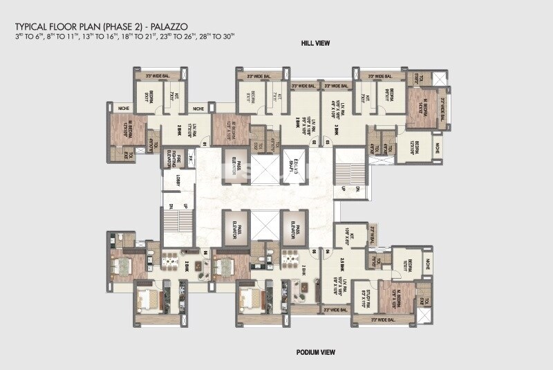 Paradise Sai World City Phase 2 Floor Plans