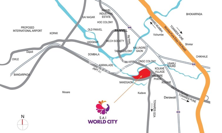 Paradise Sai World City Phase 2 Location Image