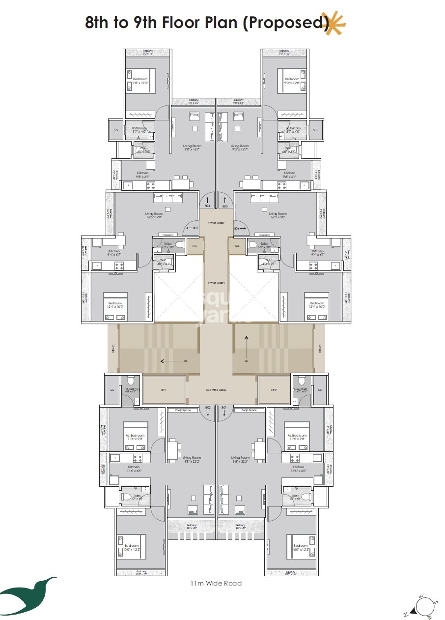 Payal Paradise Floor Plans