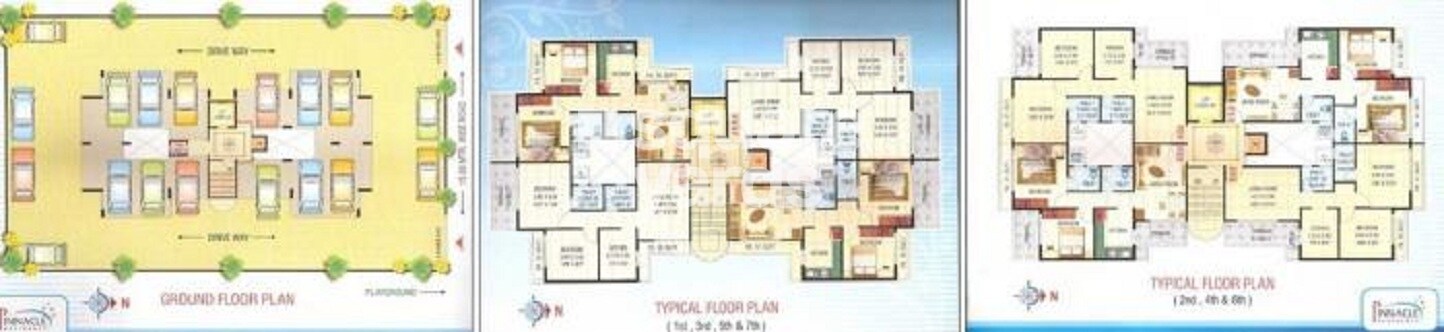 Pinnacle Residency Floor Plans