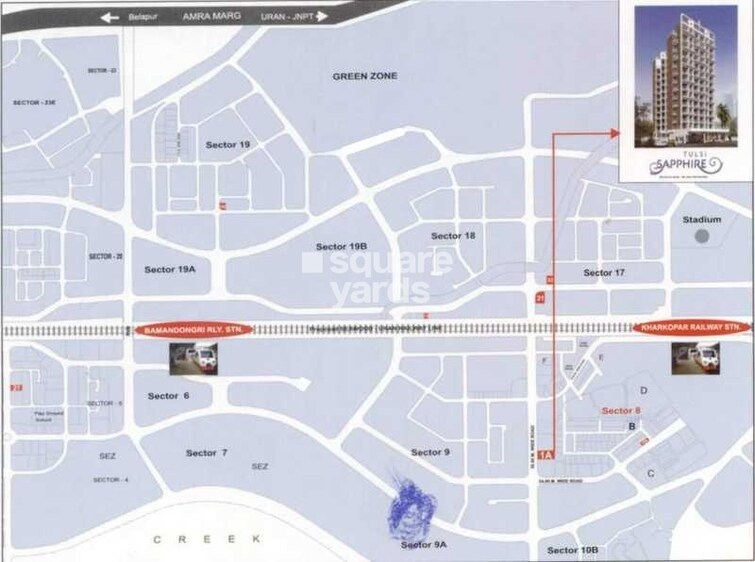 Platinum Tulsi Sapphire Location Image