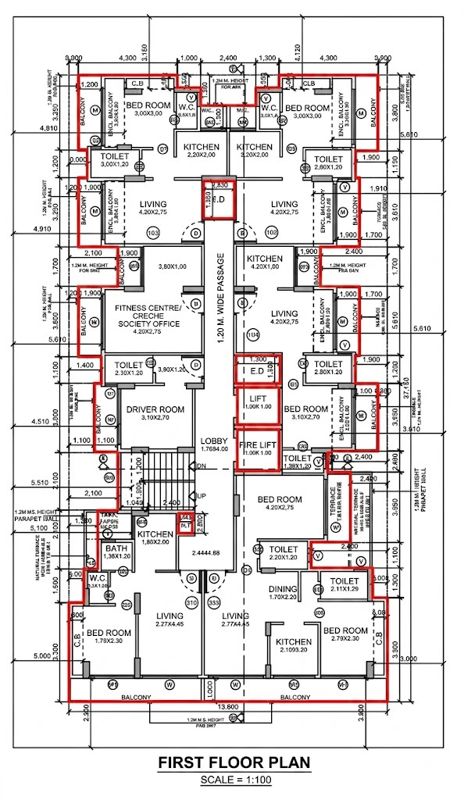 Pragati Ramniwas Residency Floor Plans