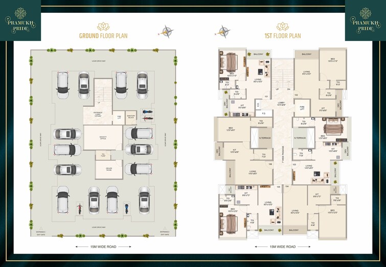 Pramukh Pride Floor Plans