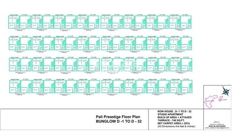 Prasad Pali Prestige Villas Floor Plans