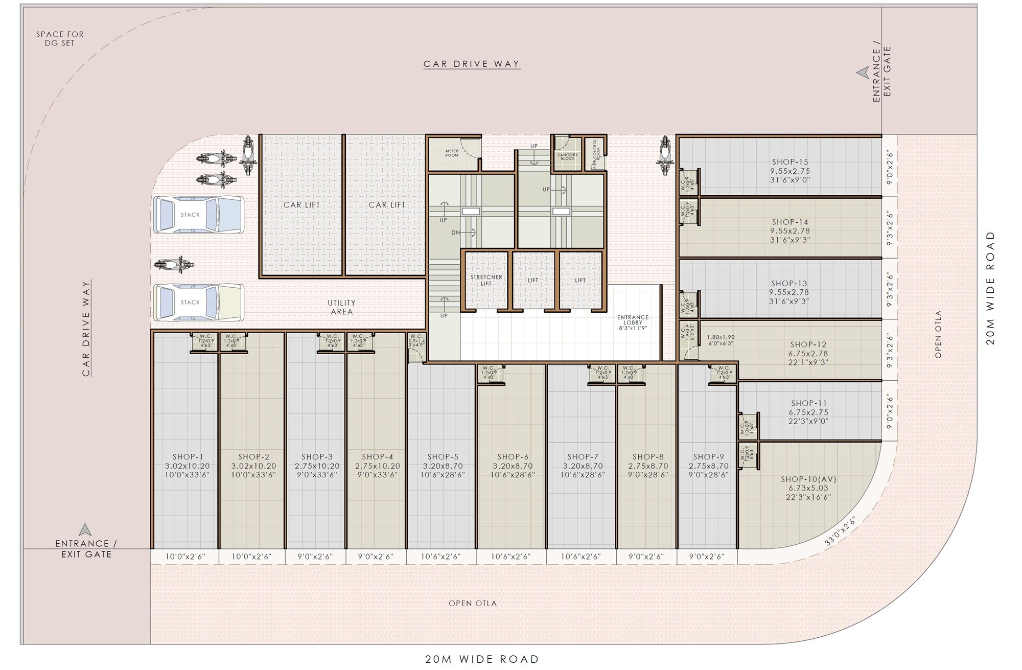 Precious Krishna Hills Master Plan 1