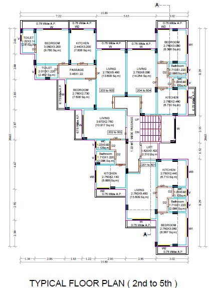 Prime Hill Top Residency Floor Plans