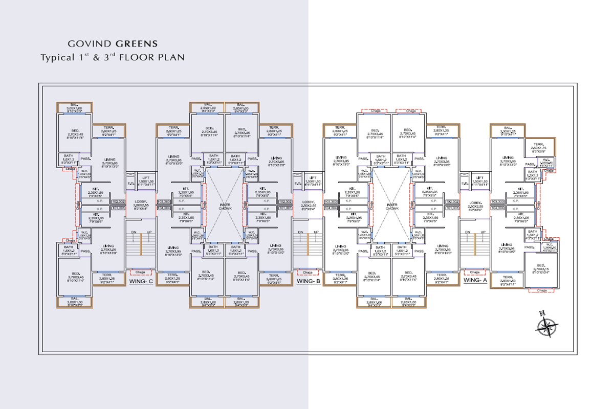 Priyal Govind Greens Floor Plans