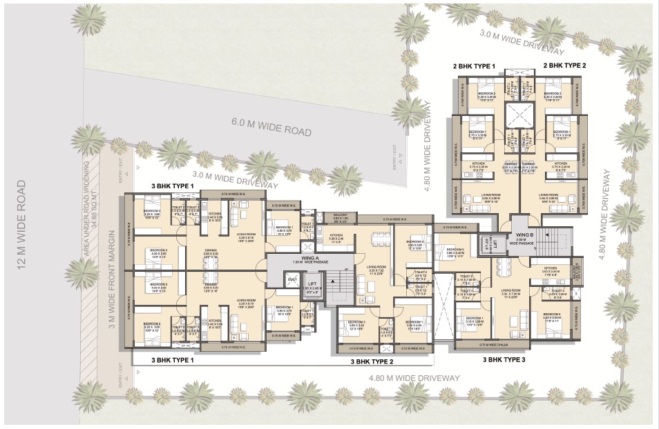 Priyal Parijat CHS Floor Plans