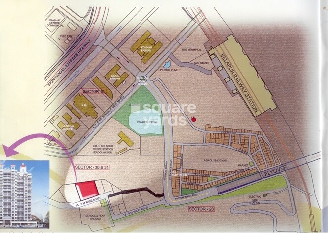 Priyankas Hill View Residency Location Image