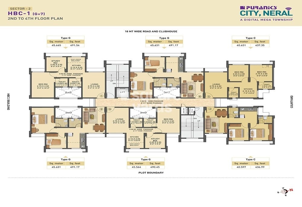 Puraniks City Floor Plans 1