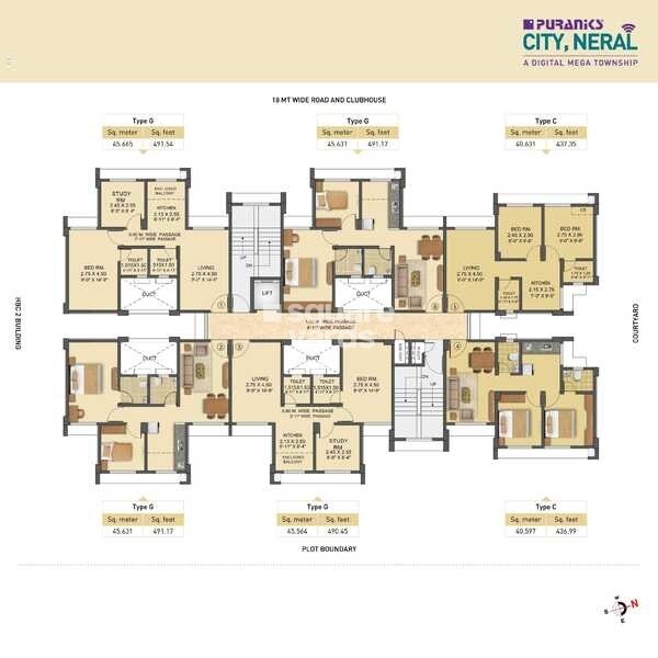 Puraniks City Sector 2 Floor Plans 1