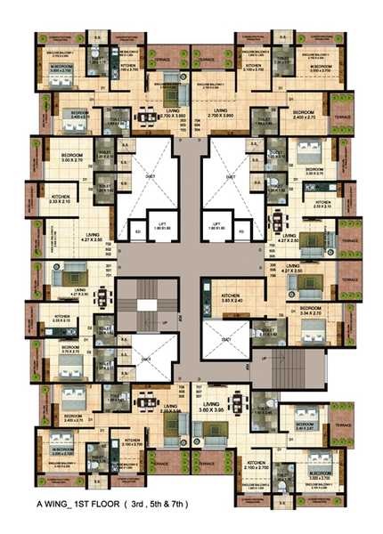 Pymaa Mannat Apartments Floor Plans