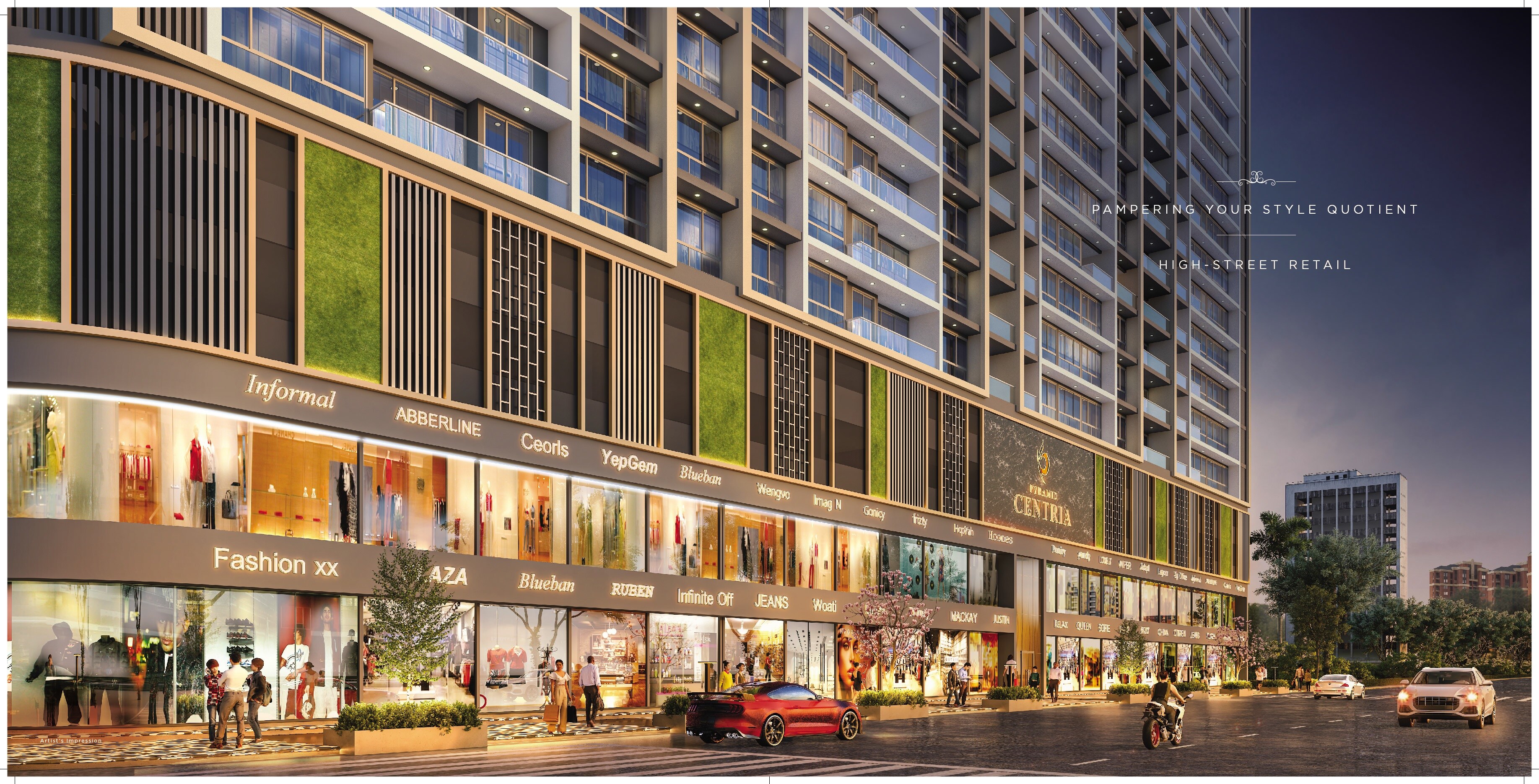 Pyramid Centria Apartment Exteriors 2