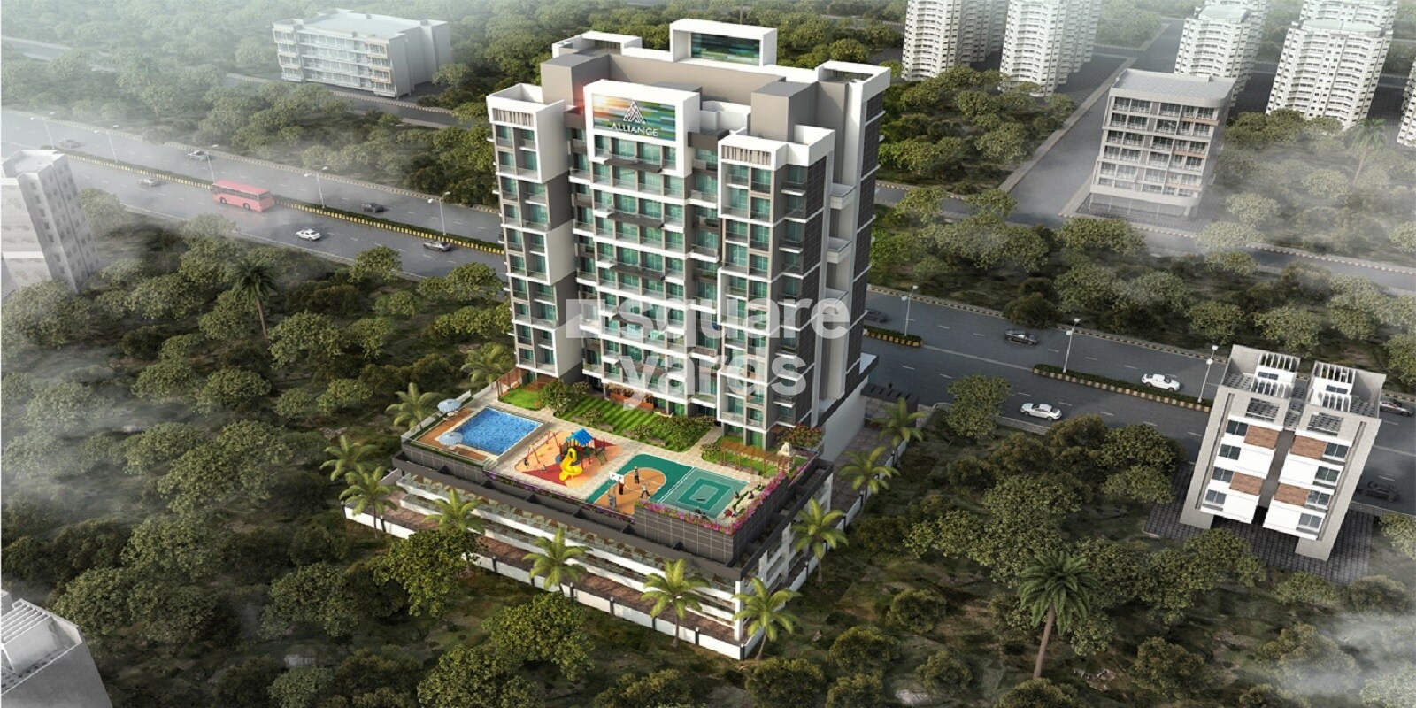 Qualcon and Space India Alliance, Khanda Colony, Navi Mumbai