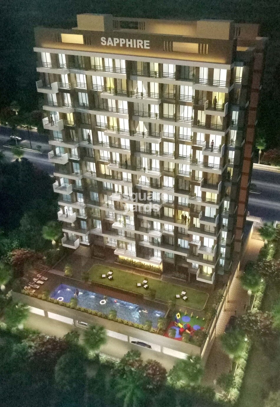Radiant Sapphire Tower View