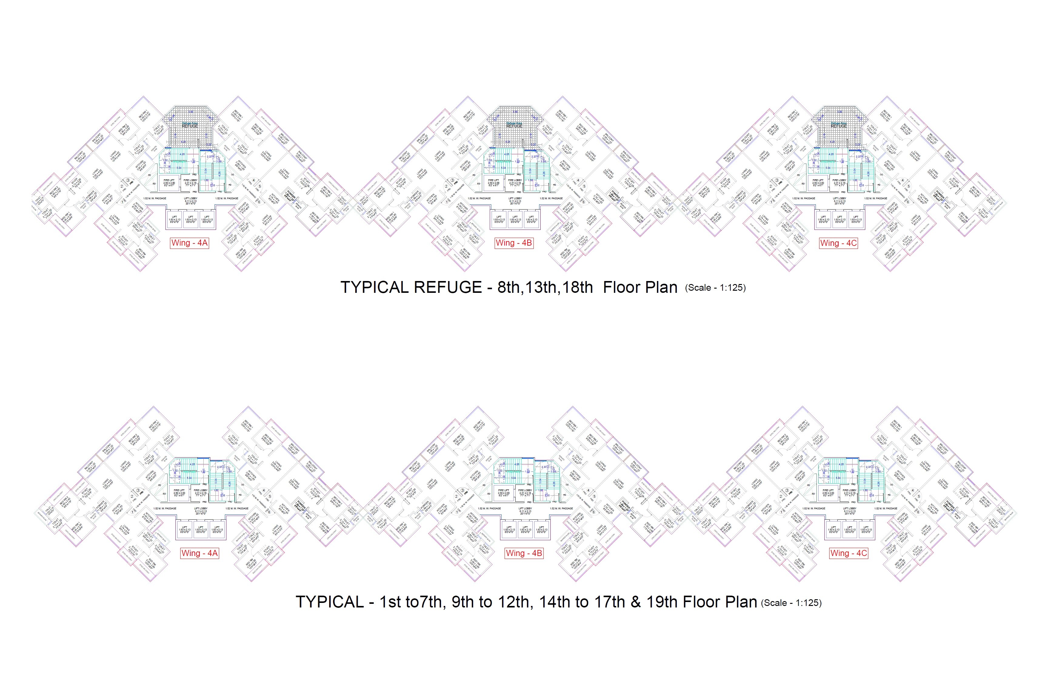 Raheja Lunaris Floor Plans 1