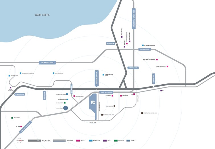 Raheja Lunaris Location Image