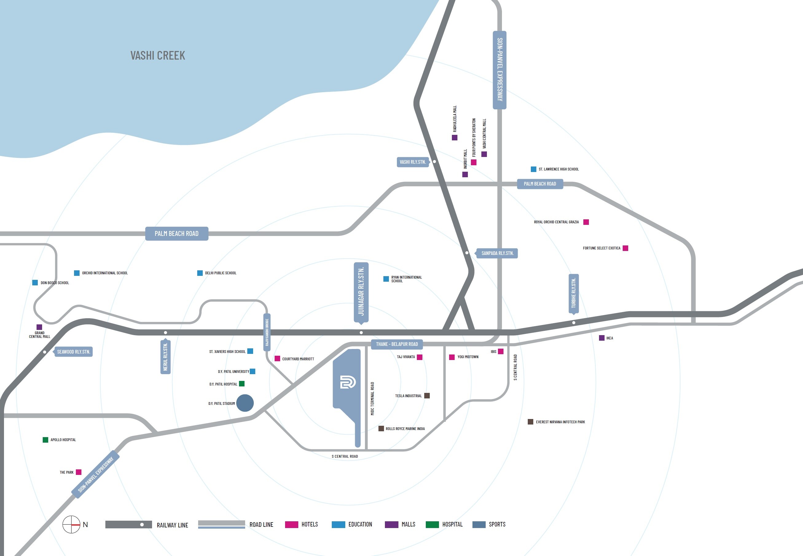 Raheja Lunaris Location Image