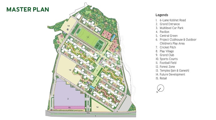 Raheja Solaris Master Plan Image