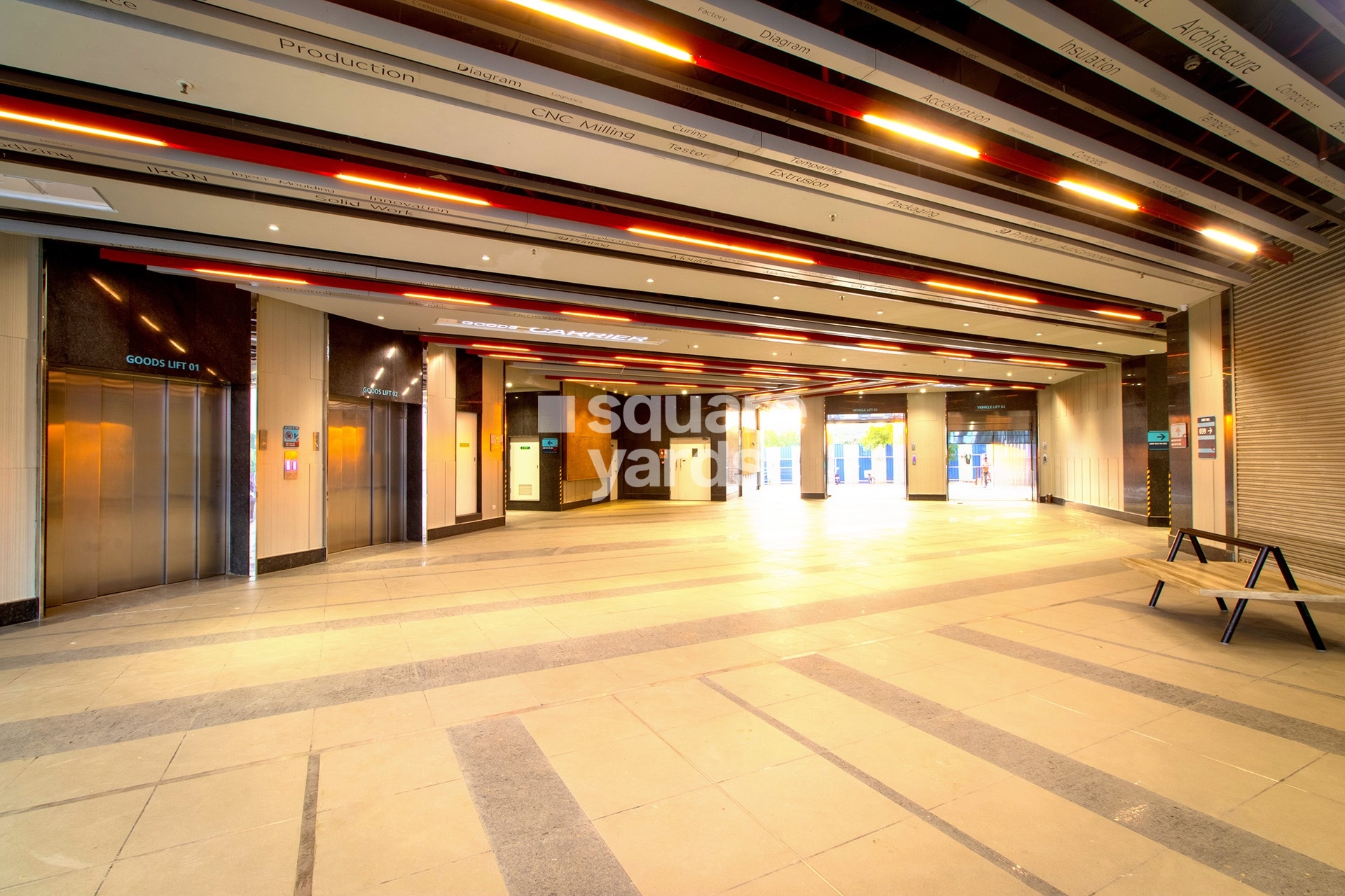 Raheja Tesla Industrial Lift Lobby Image