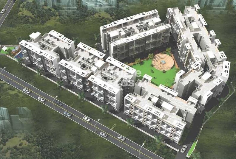 Raj-Sharon-Garden_a large building with a large building on top of it