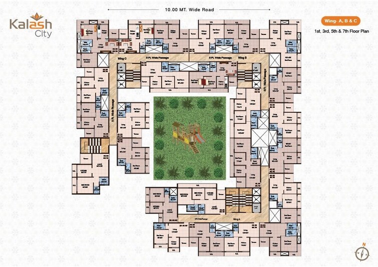 Raj Tulsi Kalash City Floor Plans 1