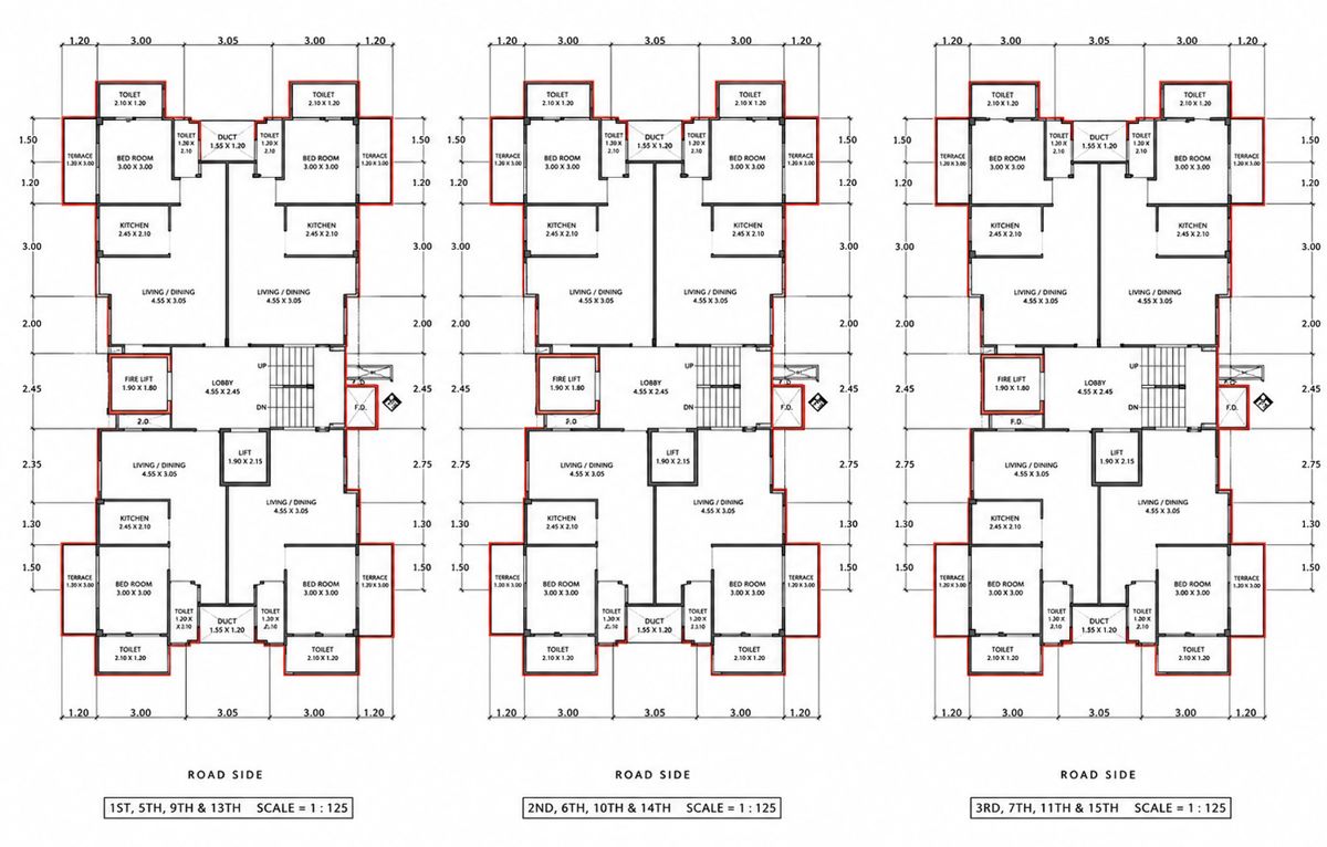 Ram Tulshiram Heights Floor Plans